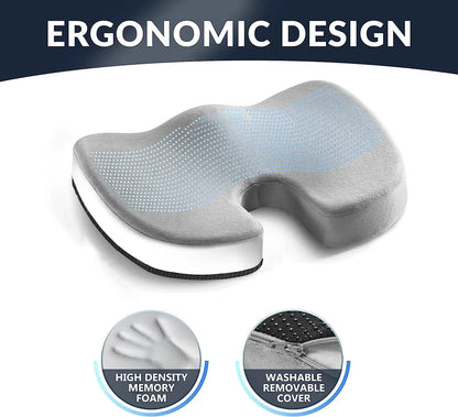 ErgoLux Non-Slip Gel Memory Cushion